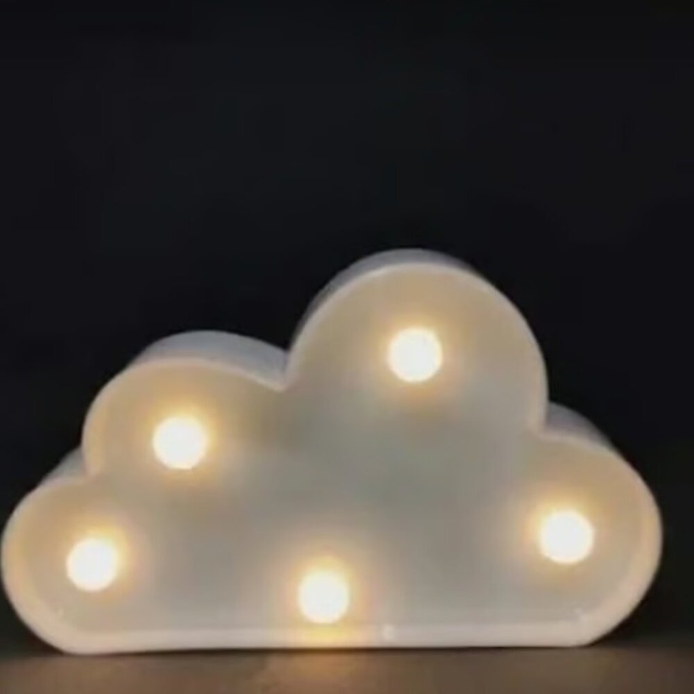 Mini Marquee Light Cloud Adds elegant lighting to any room!